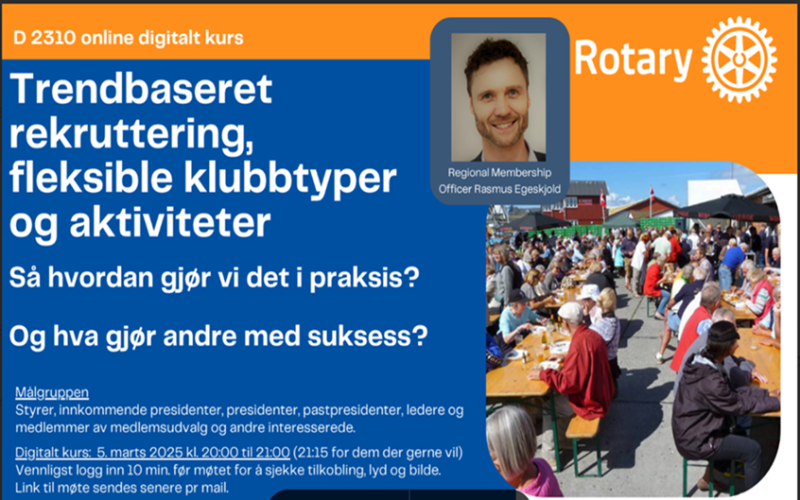 Webinar Rekruttering og fleksible klubbtyper